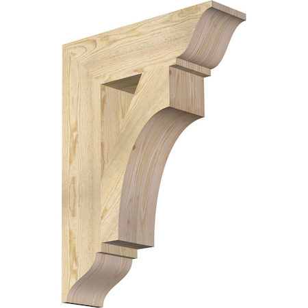 Ekena Millwork Westlake Traditional Rough Sawn Bracket, Douglas Fir, 6"W x 22"D x 30"H BKT06X22X30WTL01RDF